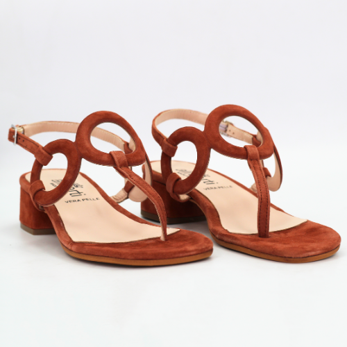 Shop Handmade Italian Leather Women's Block Heel Sandal in Calf Leather Suede Cuoio (EDG10021) or browse our range of hand-made Italian shoes in leather or suede in-store at Aliverti Cape Town, or shop online. We deliver in South Africa & offer multiple payment plans as well as accept multiple safe & secure payment methods.