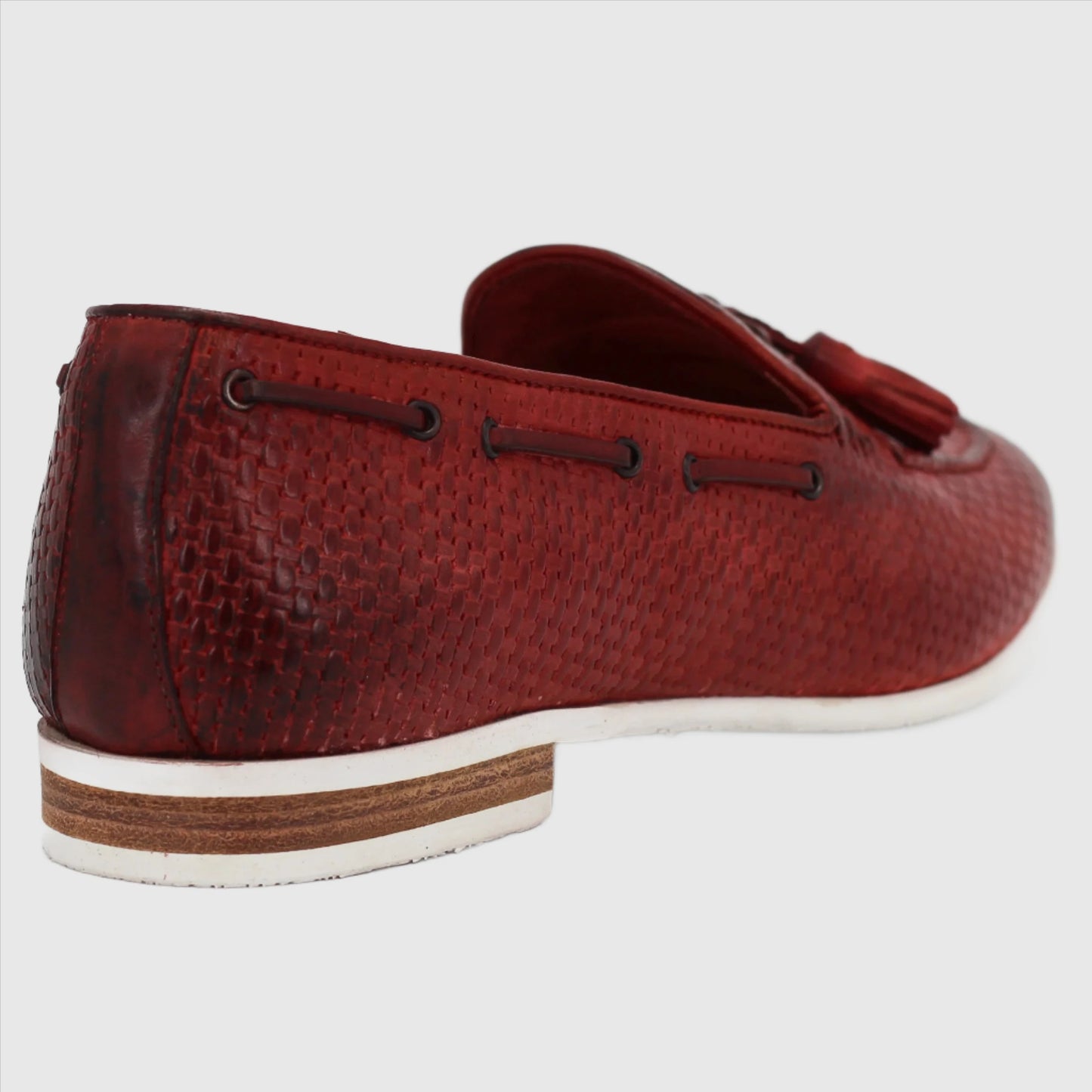 Shop Handmade Italian Leather Tassel Moccasin with Rubber Sole in Rosso (BRD9427) or browse our range of hand-made Italian shoes in leather or suede in-store at Aliverti Cape Town, or shop online. We deliver in South Africa & offer multiple payment plans as well as accept multiple safe & secure payment methods.