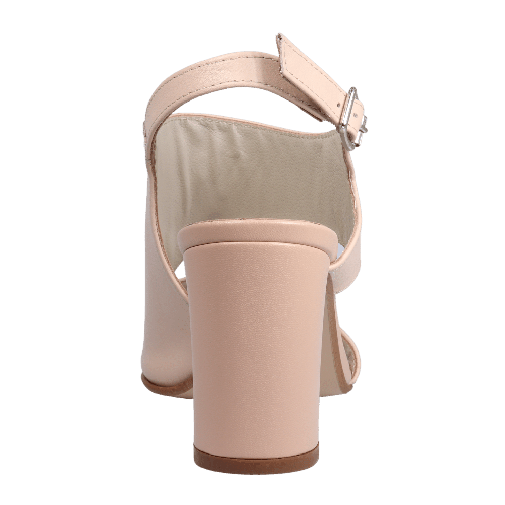 LUA1383NUD - Ladies Block Heel Nude