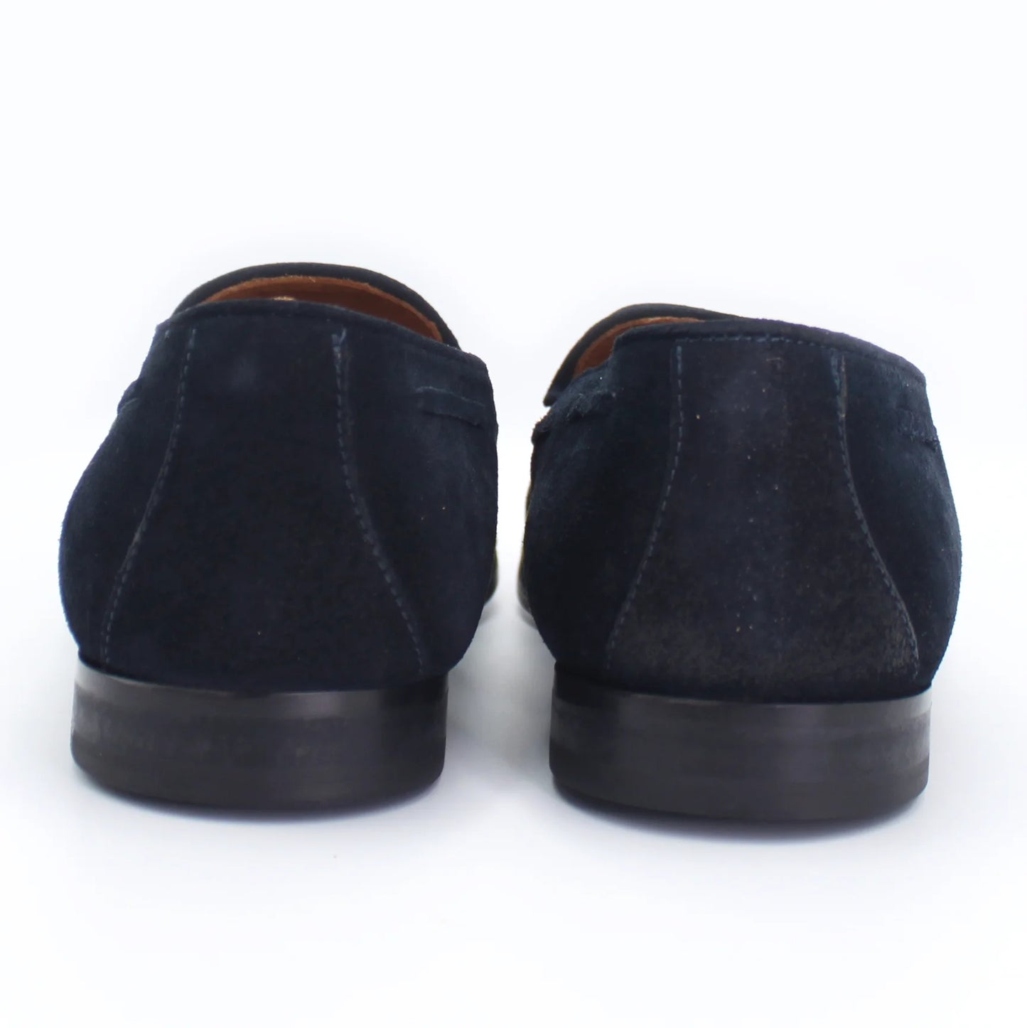 Men's Genuine Suede Leather Classic Moccasin with Tassels in Oceano (AC283)