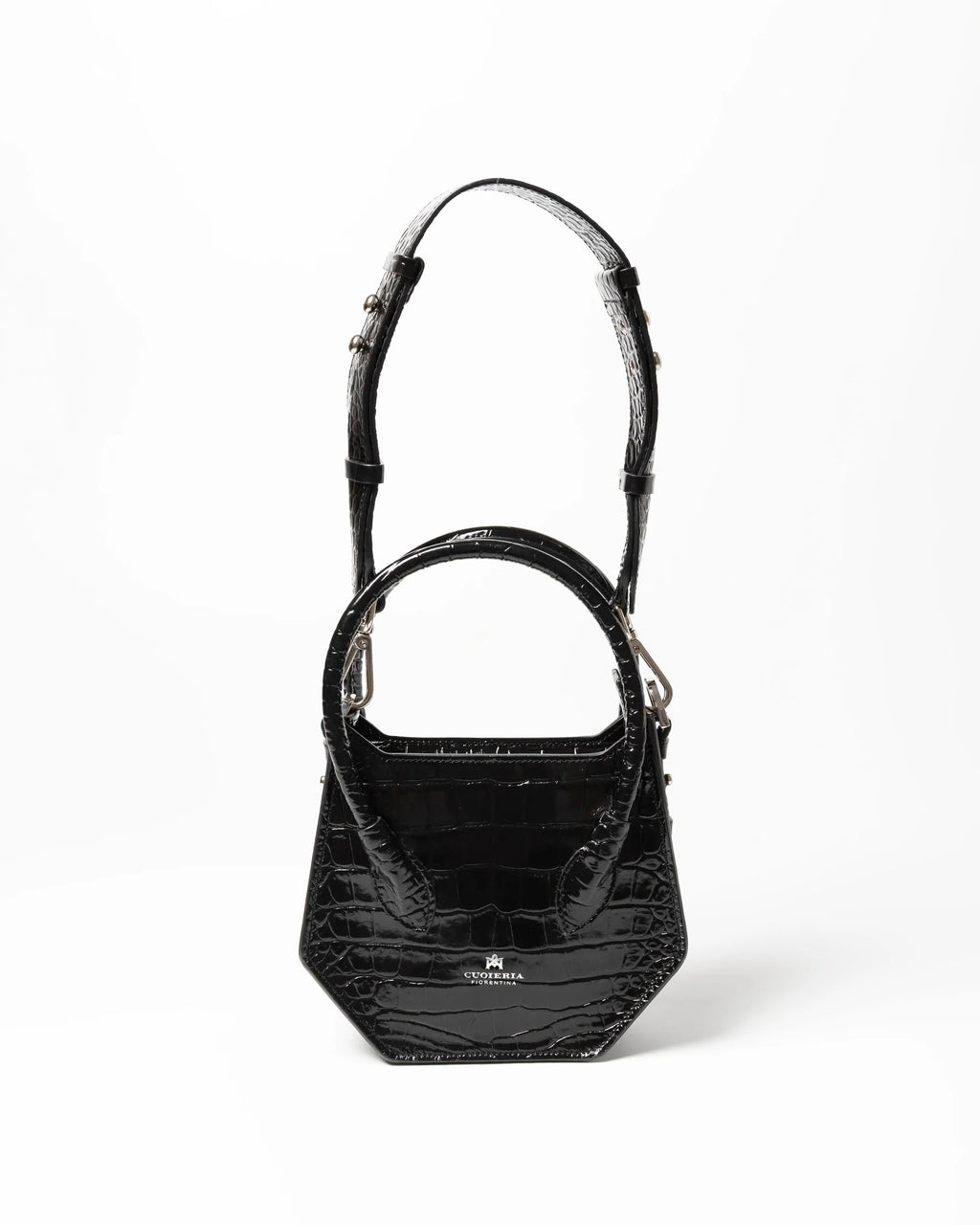 Shop Women's Italian-made Cuoieria Fiorentina Small Tote Bag in crocodile nero (B000006018420-N) or browse our range of hand-made Italian handbags for women in-store at Aliverti Cape Town, or shop online. 

We deliver in South Africa & offer multiple payment plans as well as accept multiple safe & secure payment methods.