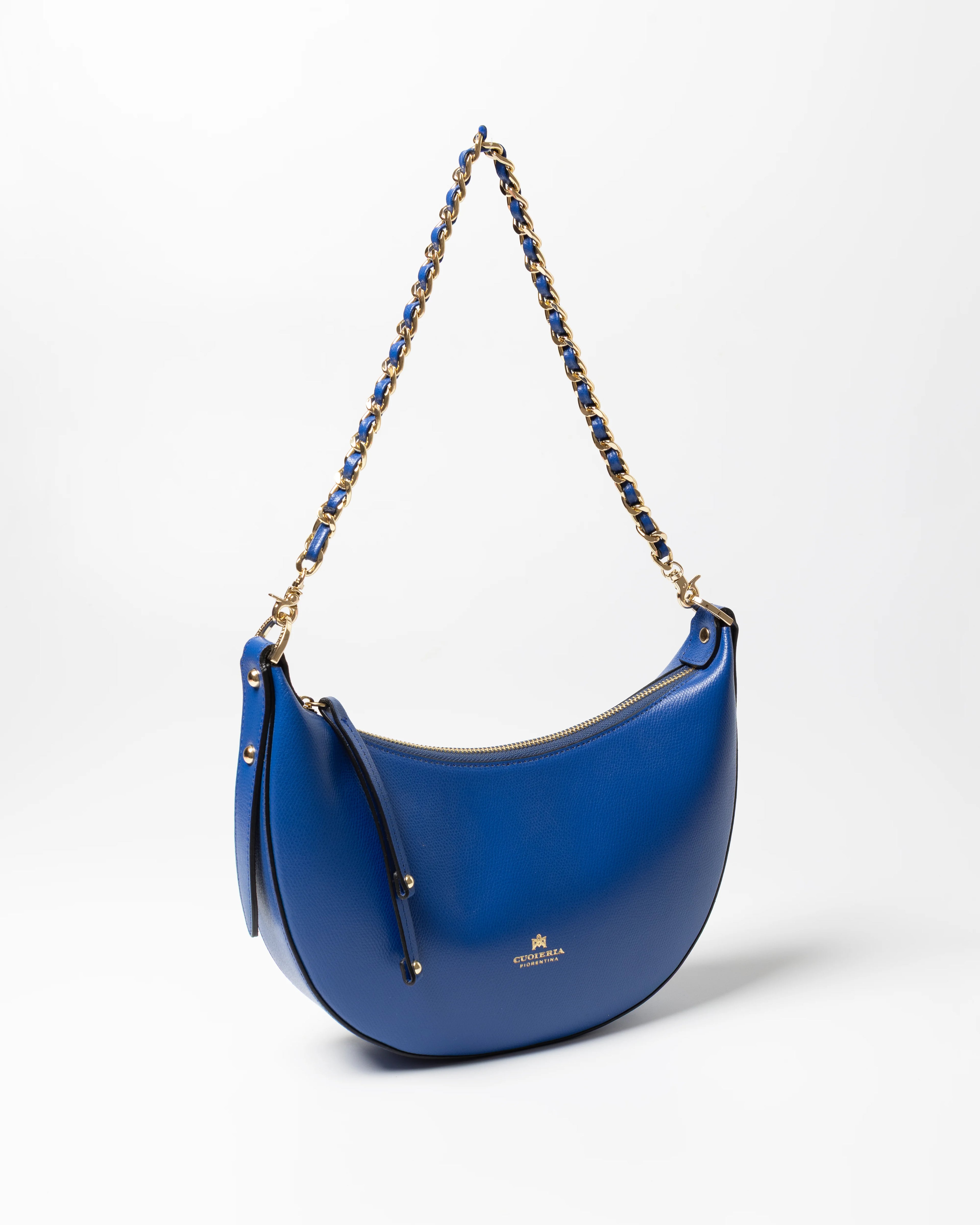 Shop Women's Italian-made Leather Eva small hobo in bluette (B000005825420) or browse our range of hand-made Italian handbags for women in-store at Aliverti Cape Town, or shop online. 

We deliver in South Africa & offer multiple payment plans as well as accept multiple safe & secure payment methods.