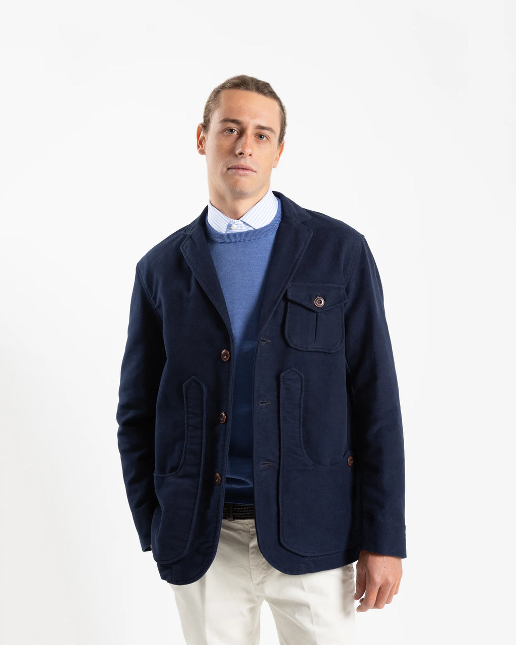 Capalbio Iconic Jacket in Navy Blue (G501)