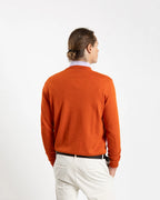 Vela Merino Wool Crew Neck in Orange (FR3035006)
