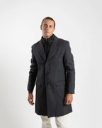 Fusaro Antonio Wool Overcoat in Antracite Grey (CT21000)