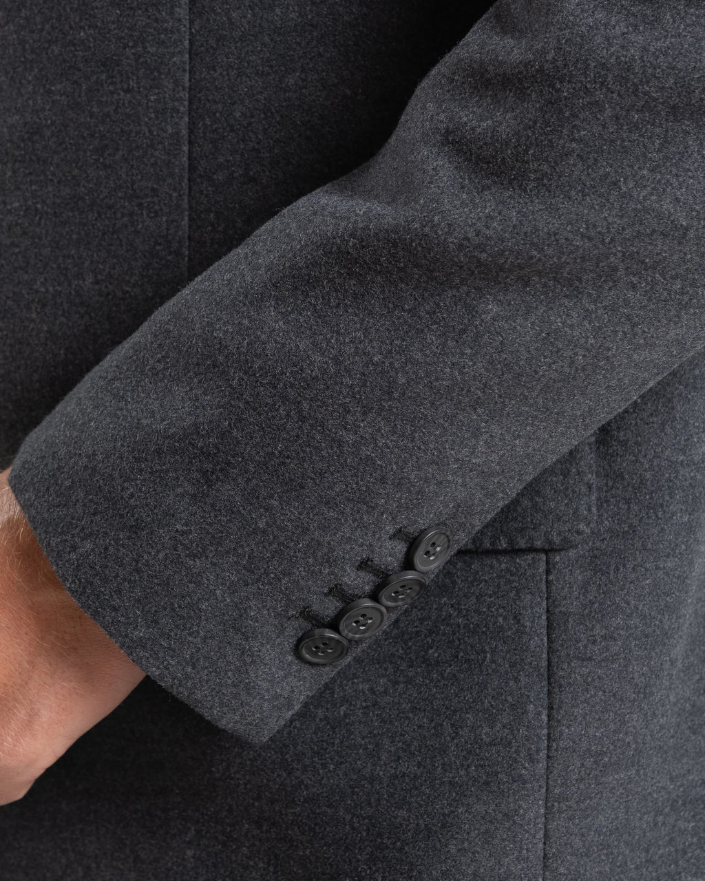 Fusaro Antonio Wool Overcoat in Antracite Grey (CT21000)