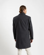 Fusaro Antonio Wool Overcoat in Antracite Grey (CT21000)