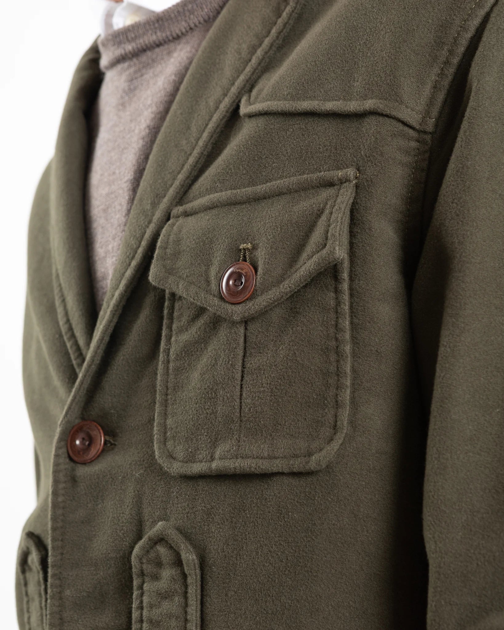 Capalbio Iconic Jacket in Military Green (G501)