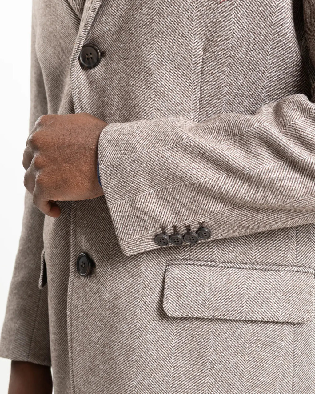 Shop Fusaro Antonio Herringbone Wool Overcoat in Brown or browse our range of men's Italian clothing and shoes in leather in-store at Aliverti Cape Town, or shop online. We deliver in South Africa & offer multiple payment plans as well as accept multiple safe & secure payment methods.