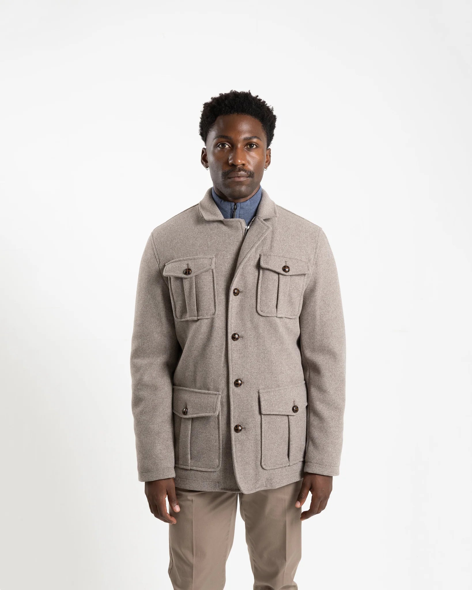 Shop Fusaro Antonio Wool Jacket in Grey or browse our range of men's Italian clothing and shoes in leather in-store at Aliverti Cape Town, or shop online. We deliver in South Africa & offer multiple payment plans as well as accept multiple safe & secure payment methods.