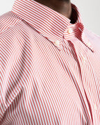 Shop Bianco Oro Men's Cotton Shirt in Red Stripe or browse our range of men's Italian clothing and shoes in leather in-store at Aliverti Cape Town, or shop online. We deliver in South Africa & offer multiple payment plans as well as accept multiple safe & secure payment methods.