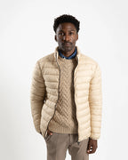 Shop Fusaro Antonio Men's Puffer Jacket in Sand or browse our range of men's Italian clothing and shoes in leather in-store at Aliverti Cape Town, or shop online. We deliver in South Africa & offer multiple payment plans as well as accept multiple safe & secure payment methods.