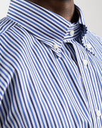 Shop Bianco Oro Men's Striped Cotton Shirt in Blue or browse our range of men's Italian clothing and shoes in leather in-store at Aliverti Cape Town, or shop online. We deliver in South Africa & offer multiple payment plans as well as accept multiple safe & secure payment methods.