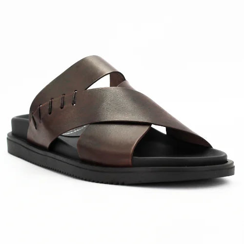 Shop Handmade Italian Leather Men's Sandal in Calf leather Testa Di Moro (ED4273) or browse our range of hand-made Italian shoes in leather or suede in-store at Aliverti Cape Town, or shop online. We deliver in South Africa & offer multiple payment plans as well as accept multiple safe & secure payment methods.