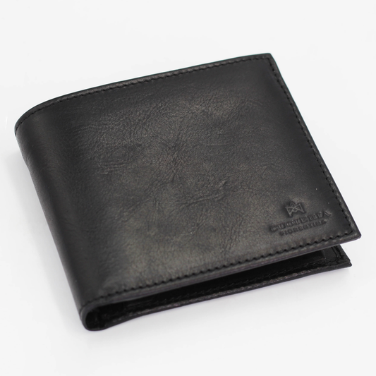 Men's Cuoieria Fiorentina Italian leather wallet in nero (P000000012735)