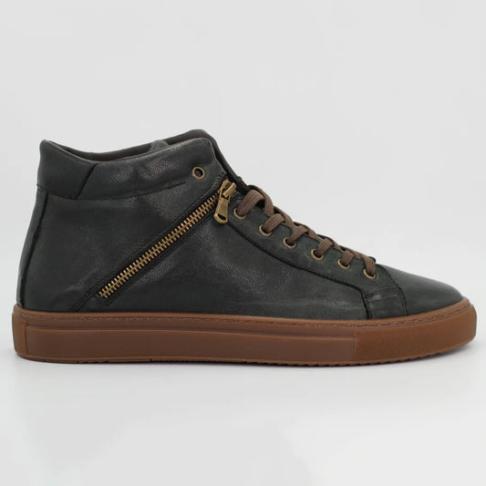Shop Handmade Italian Leather High Top Sneaker in calf leather verde (1890) or browse our range of hand-made Italian shoes in leather or suede in-store at Aliverti Cape Town, or shop online. We deliver in South Africa & offer multiple payment plans as well as accept multiple safe & secure payment methods.