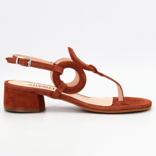 Shop Handmade Italian Leather Women's Block Heel Sandal in Calf Leather Suede Cuoio (EDG10021) or browse our range of hand-made Italian shoes in leather or suede in-store at Aliverti Cape Town, or shop online. We deliver in South Africa & offer multiple payment plans as well as accept multiple safe & secure payment methods.