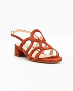 Shop Handmade Italian Leather Women's Block Heel Sandal in Calf Leather Suede Cuoio (EDG10050) or browse our range of hand-made Italian shoes in leather or suede in-store at Aliverti Cape Town, or shop online. We deliver in South Africa & offer multiple payment plans as well as accept multiple safe & secure payment methods.