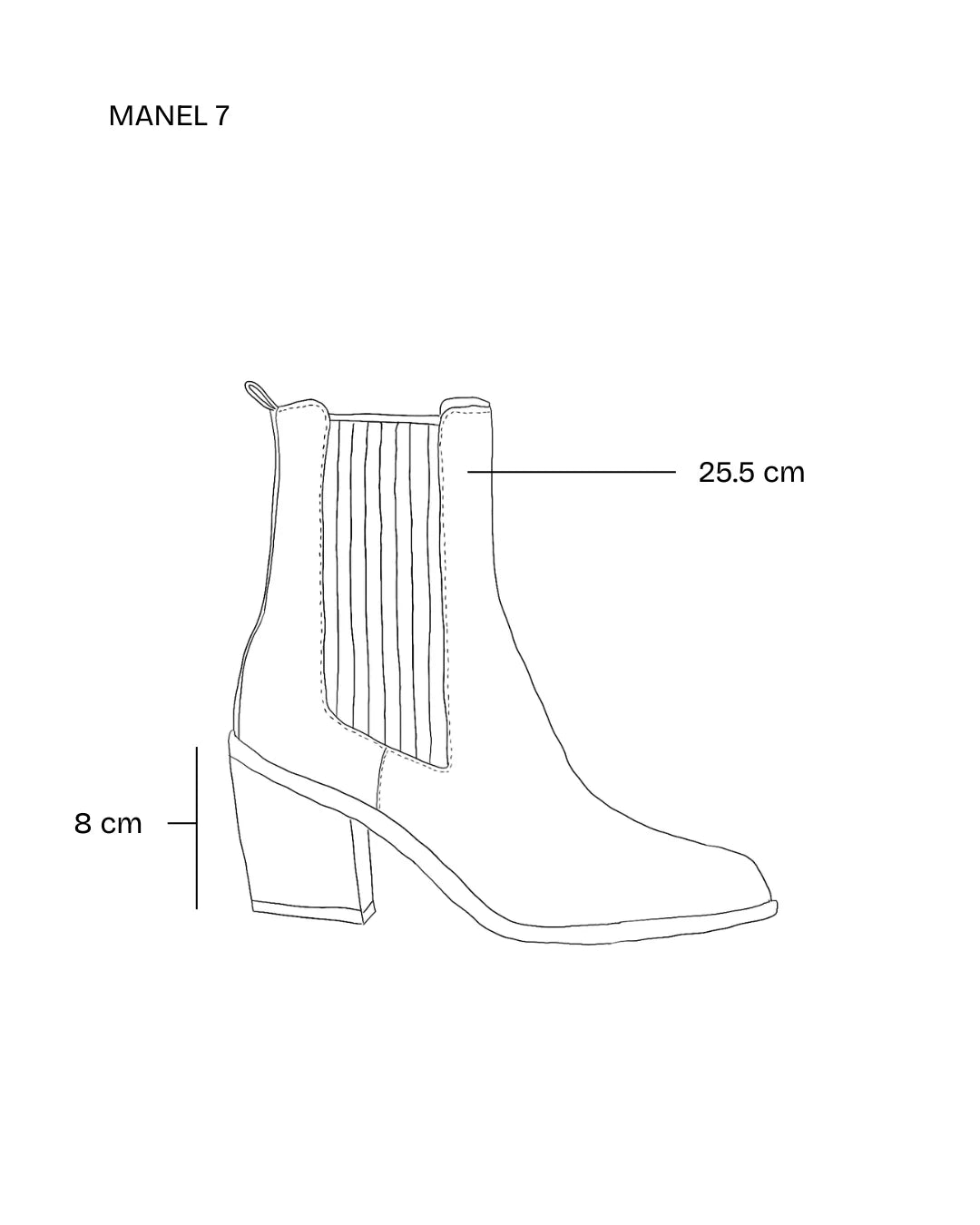 Women's Block Heel Ankle Boot in Calf Leather Suede Taupe Beige (MANEL7)