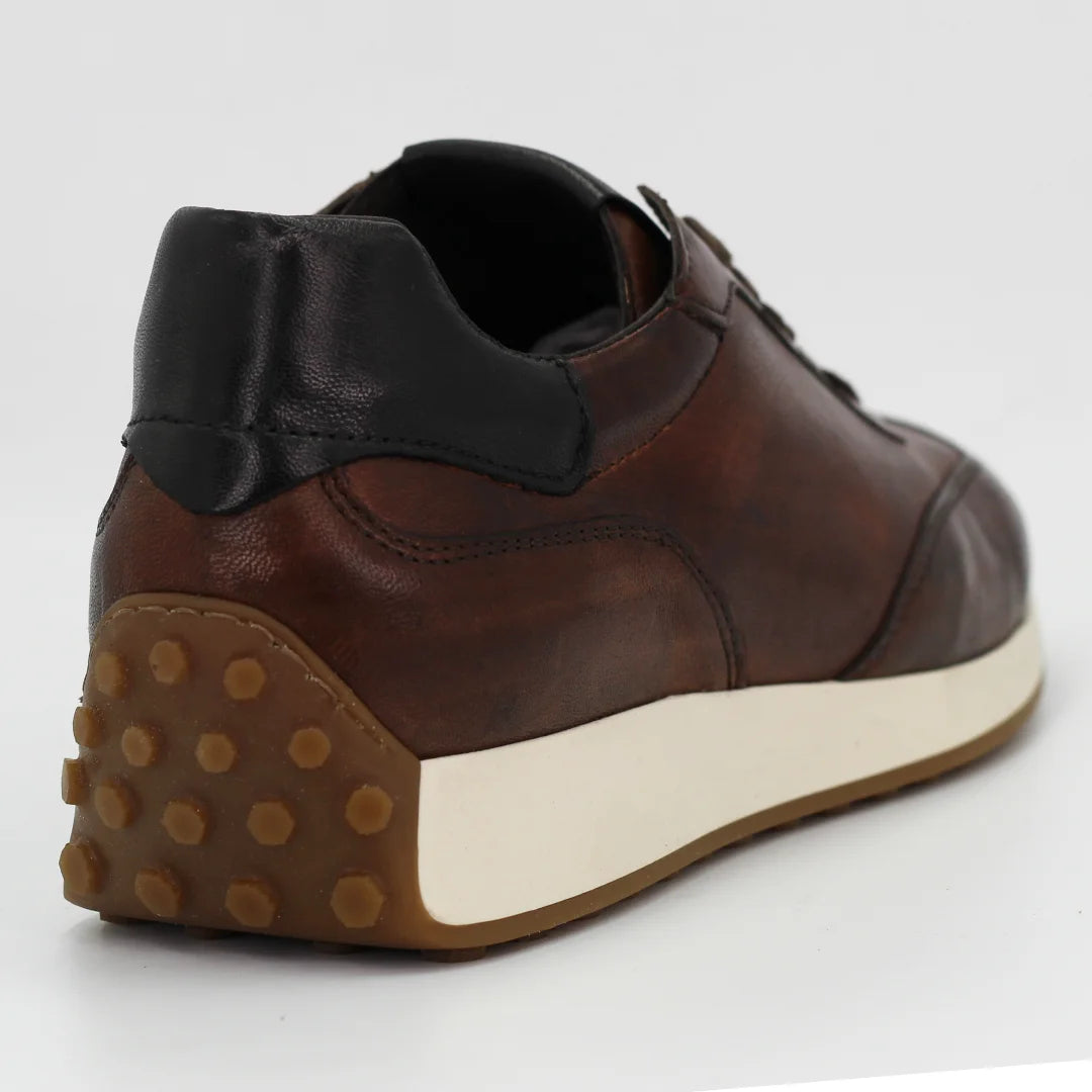 Shop Handmade Italian Leather sneaker in cuoio (NB04) or browse our range of hand-made Italian shoes in leather or suede in-store at Aliverti Cape Town, or shop online. We deliver in South Africa & offer multiple payment plans as well as accept multiple safe & secure payment methods.