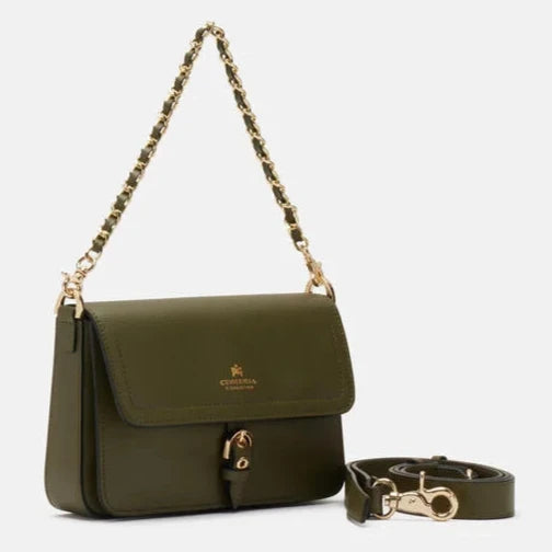 Shop Women's Italian-made Cuoieria Fiorentina Italian leather handbag in militare (B000005827420) or browse our range of hand-made Italian handbags for women in-store at Aliverti Cape Town, or shop online. 

We deliver in South Africa & offer multiple payment plans as well as accept multiple safe & secure payment methods.