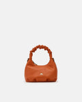 Description
Small but full of character, the mini hobo from the Chop line is the accessory that adds a touch of playful femininity to any outfit. Its soft design and ruched shoulder strap express a relaxed elegance, while the artisanal quality of the materials brings a sophisticated touch. Perfect for evenings out or casual weekends, it's a bag that surprises with its lightness and authentic style.

Composition
Suede is made from the lower part of the leather, which is softer and more flexible than the oute
