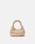 Description
Small but full of character, the mini hobo from the Chop line is the accessory that adds a touch of playful femininity to any outfit. Its soft design and ruched shoulder strap express a relaxed elegance, while the artisanal quality of the materials brings a sophisticated touch. Perfect for evenings out or casual weekends, it's a bag that surprises with its lightness and authentic style.

Composition
Suede is made from the lower part of the leather, which is softer and more flexible than the oute