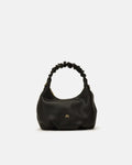 Description
The medium Chop hobo is designed for those who appreciate everyday elegance made of softness and refined details. The ruched shoulder strap and enveloping silhouette gracefully interpret the boho spirit of the season, while the high-quality materials give it an authentic and accessible charm. A perfect style companion for any moment.

Composition
This soft full-grain calfskin, is worked to obtain an uniform grain, called tumbled leather. The remarkable fullness and roundness of the hand make it 