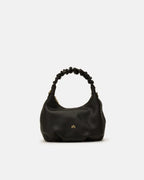 Description
The medium Chop hobo is designed for those who appreciate everyday elegance made of softness and refined details. The ruched shoulder strap and enveloping silhouette gracefully interpret the boho spirit of the season, while the high-quality materials give it an authentic and accessible charm. A perfect style companion for any moment.

Composition
This soft full-grain calfskin, is worked to obtain an uniform grain, called tumbled leather. The remarkable fullness and roundness of the hand make it 