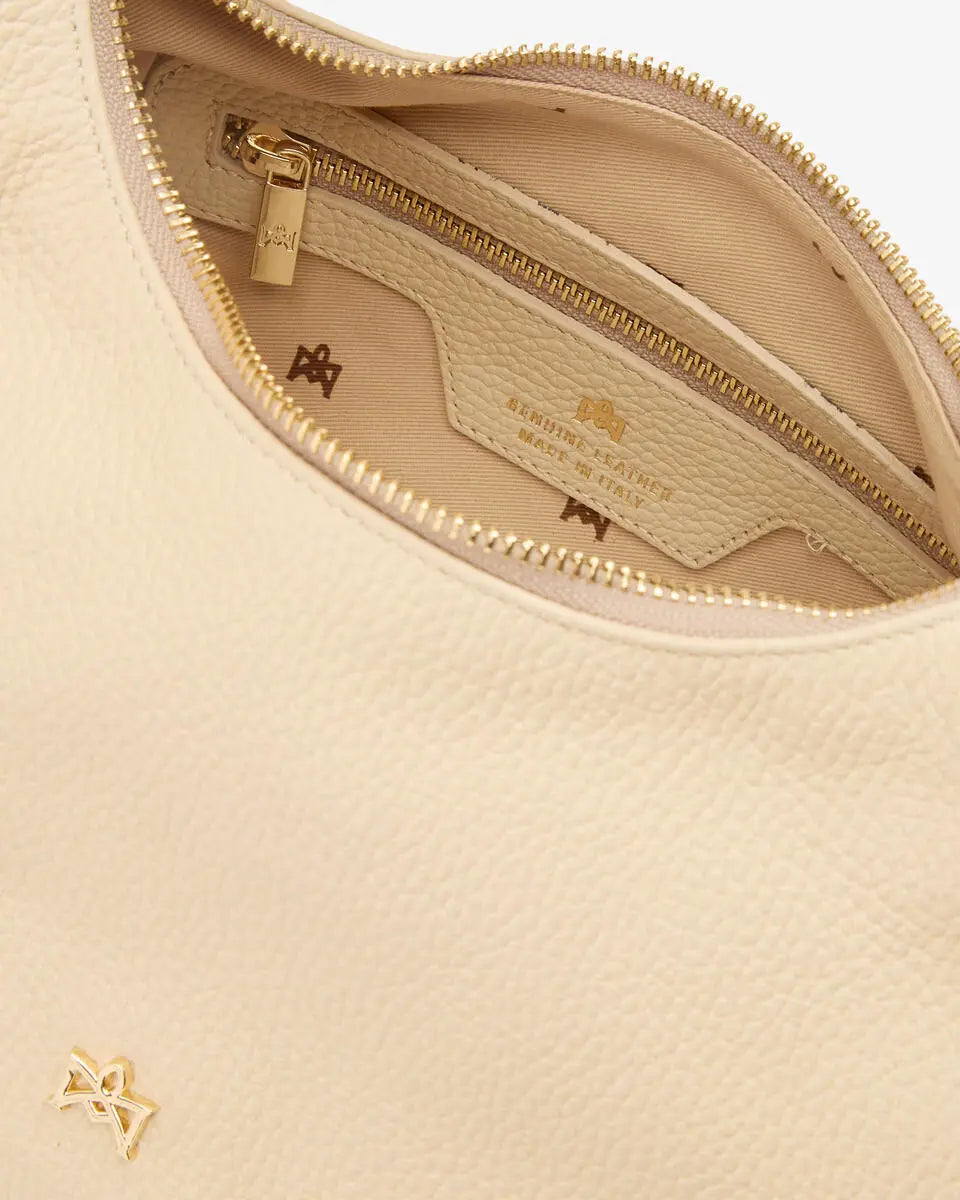Cuoieria Fiorentina Italian Leather Chop Medium Hobo in Prosecco (BB000006099230-PSC)