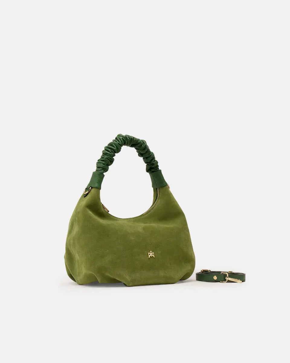 Description
The medium Chop hobo is designed for those who appreciate everyday elegance made of softness and refined details. The ruched shoulder strap and enveloping silhouette gracefully interpret the boho spirit of the season, while the high-quality materials give it an authentic and accessible charm. A perfect style companion for any moment.

Composition
This soft full-grain calfskin, is worked to obtain an uniform grain, called tumbled leather. The remarkable fullness and roundness of the hand make it 