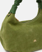 Description
The medium Chop hobo is designed for those who appreciate everyday elegance made of softness and refined details. The ruched shoulder strap and enveloping silhouette gracefully interpret the boho spirit of the season, while the high-quality materials give it an authentic and accessible charm. A perfect style companion for any moment.

Composition
This soft full-grain calfskin, is worked to obtain an uniform grain, called tumbled leather. The remarkable fullness and roundness of the hand make it 