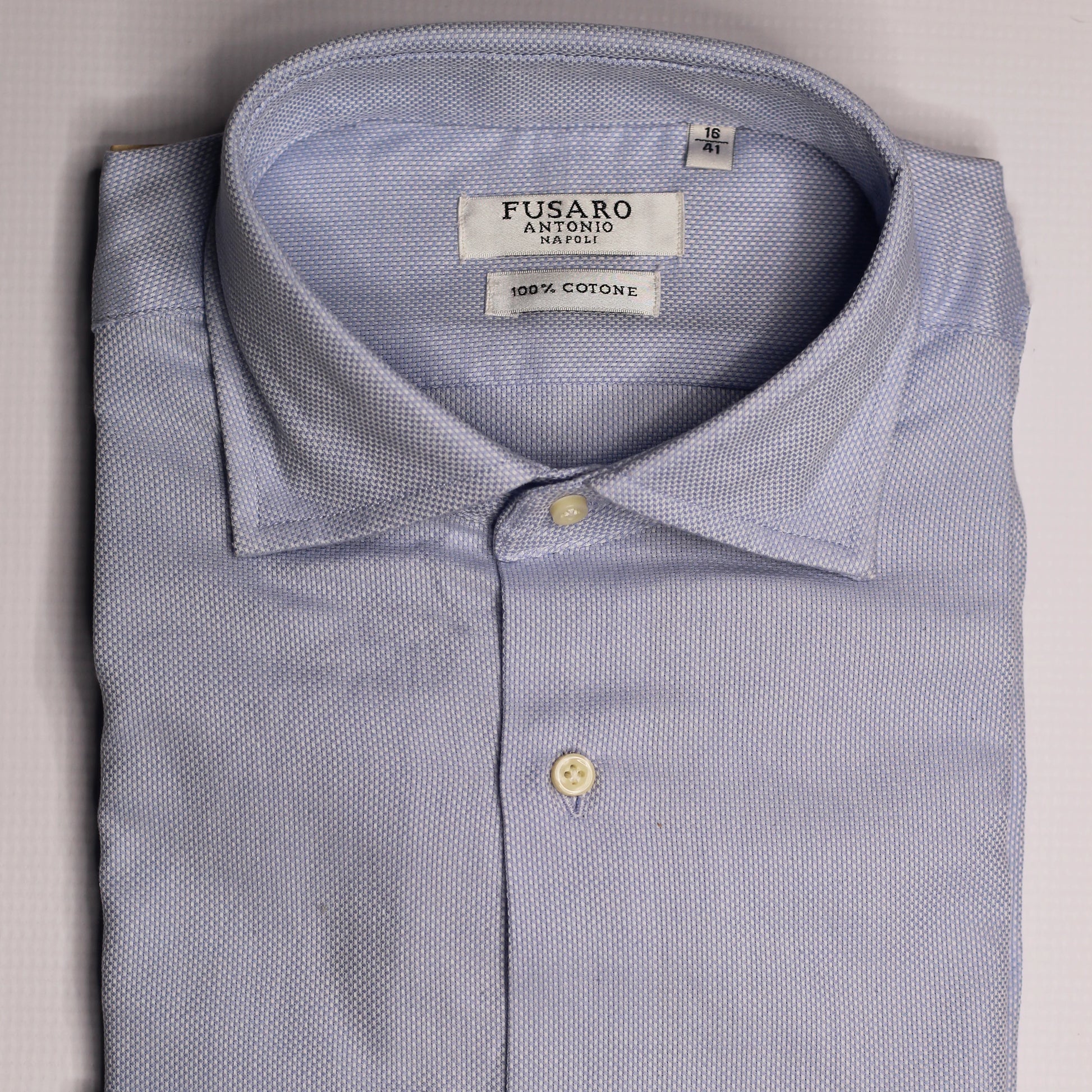 Shop Fusaro Antonio men's Italian shirt in luxury light blue (CA22062VAR2) or browse our range of men's Italian clothing and shoes in leather in-store at Aliverti Cape Town, or shop online. We deliver in South Africa & offer multiple payment plans as well as accept multiple safe & secure payment methods.