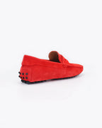 Men's Driver in Leather Suede Rubino (CONU460002)