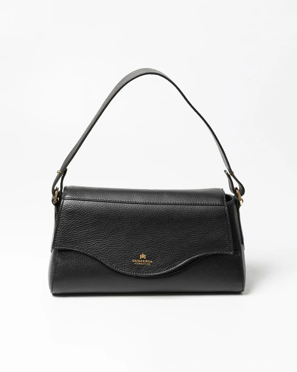 Shop Womens Italian-made Leather shoulder handbag in nero (B000005939230) or browse our range of hand-made Italian handbags for women in-store at Aliverti Cape Town, or shop online. 

We deliver in South Africa & offer multiple payment plans as well as accept multiple safe & secure payment methods.