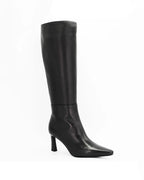 Shop Women's heeled long boot in calf leather nero (ALBA2) or browse our range of men's Italian clothing and shoes in leather in-store at Aliverti Cape Town, or shop online. We deliver in South Africa & offer multiple payment plans as well as accept multiple safe & secure payment methods.