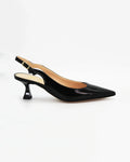 Shop Women's sling back kitten heel in calf leather nero (MP1928) or browse our range of men's Italian clothing and shoes in leather in-store at Aliverti Cape Town, or shop online. We deliver in South Africa & offer multiple payment plans as well as accept multiple safe & secure payment methods.