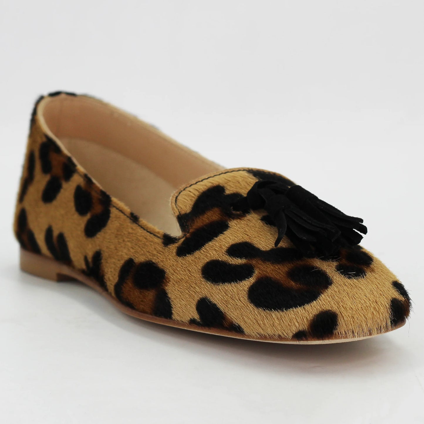 Women's pump in calf leather coral leopard | Women Women's pump in calf leather coral leopard | Women