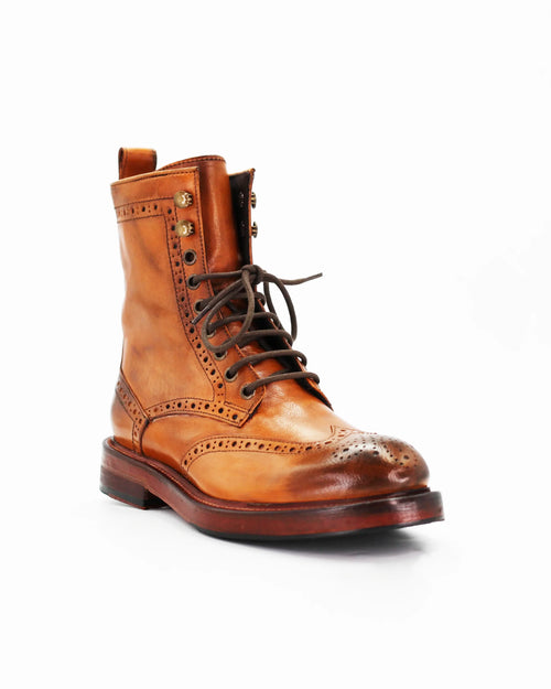 Shop women's brogue ankle boot in calf leather cuoio (JP35773/39) or browse our range of men's Italian clothing and shoes in leather in-store at Aliverti Cape Town, or shop online. We deliver in South Africa & offer multiple payment plans as well as accept multiple safe & secure payment methods.