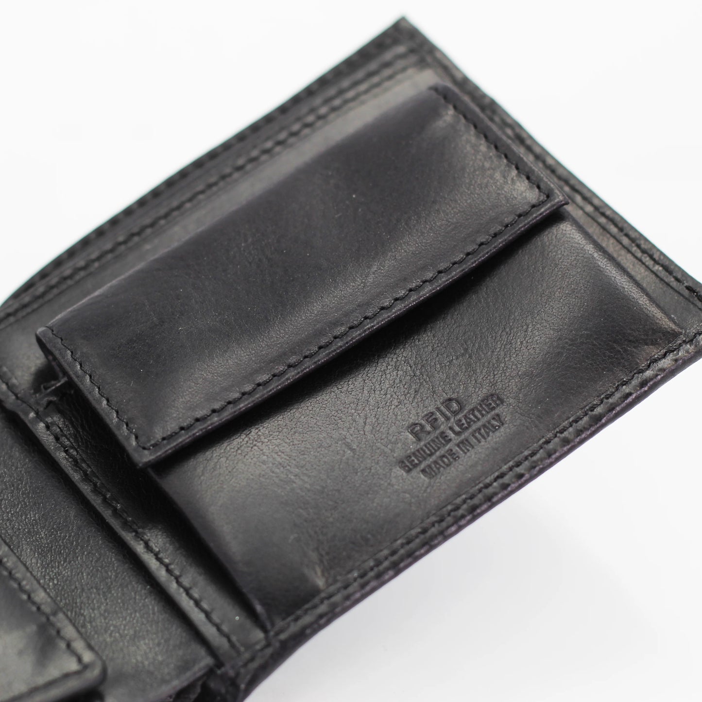 Men's Cuoieria Fiorentina Italian leather wallet in nero (P000000012735)