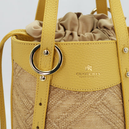 Cuoieria Fiorentina Amber Small Bucket in calf leather giallo (B000005908008) or browse our range of hand-made Italian handbags for women in-store at Aliverti Cape Town, or shop online. 

We deliver in South Africa & offer multiple payment plans as well as accept multiple safe & secure payment methods.