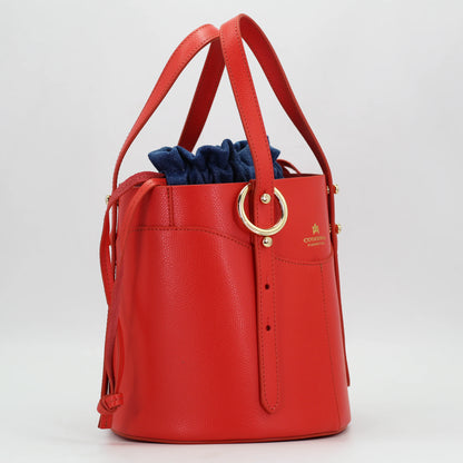 Cuoieria Fiorentina Amber Small Bucket in calf leather Corallo and denim (B000005908008) or browse our range of hand-made Italian handbags for women in-store at Aliverti Cape Town, or shop online. 

We deliver in South Africa & offer multiple payment plans as well as accept multiple safe & secure payment methods.