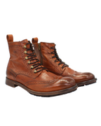 Shop Handmade Italian Leather Brogue Boot in Cuoio Tan (JP38767/11) or browse our range of hand-made Italian boots for men in leather or suede in-store at Aliverti Cape Town, or shop online. We deliver in South Africa & offer multiple payment plans as well as accept multiple safe & secure payment methods.