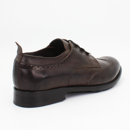 Shop Handmade Italian Leather Derby Brogue Testa Di Moro Brown (JP38767/10) or browse our range of hand-made Italian shoes for men in leather or suede in-store at Aliverti Cape Town, or shop online. We deliver in South Africa & offer multiple payment plans as well as accept multiple safe & secure payment methods.