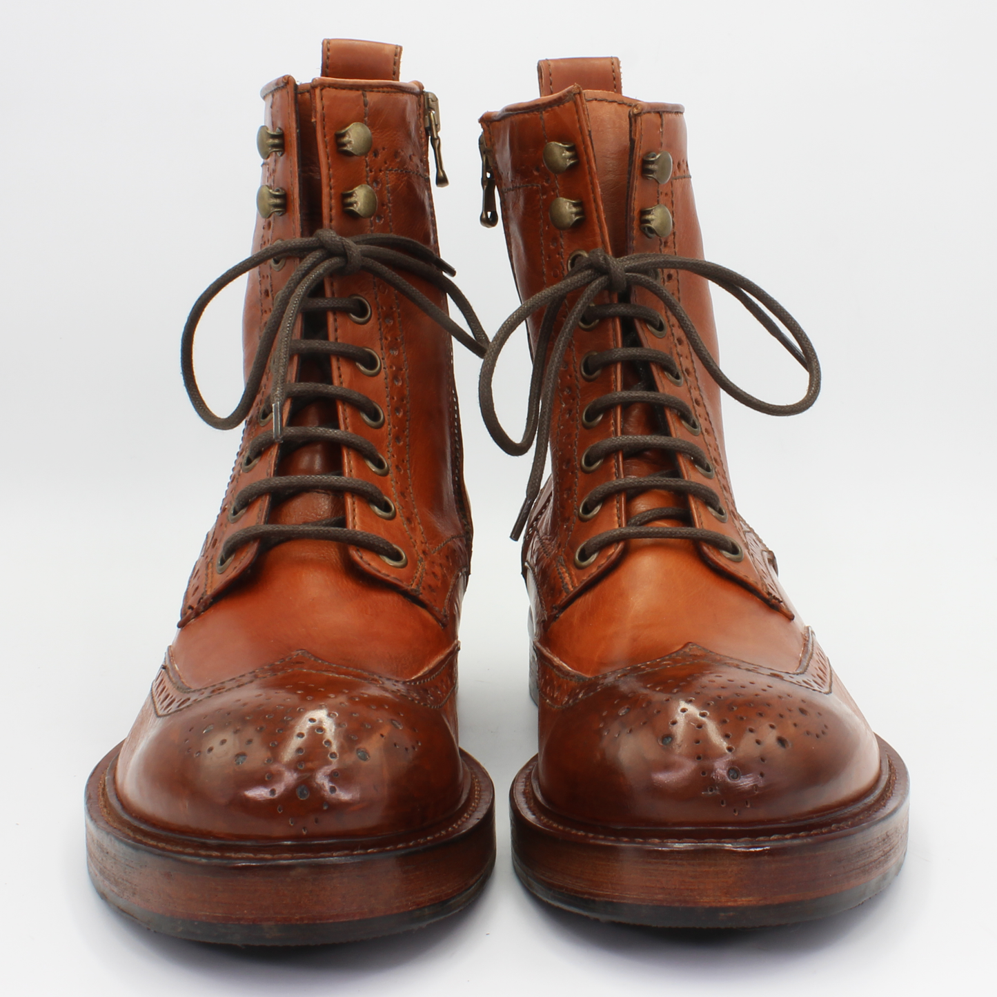Shop Handmade Italian Leather Brogue Lace-up Ankle Boot in Cuoio Tan (JP35773/39) or browse our range of hand-made Italian boots in leather or suede in-store at Aliverti Cape Town, or shop online. We deliver in South Africa & offer multiple payment plans as well as accept multiple safe & secure payment methods.