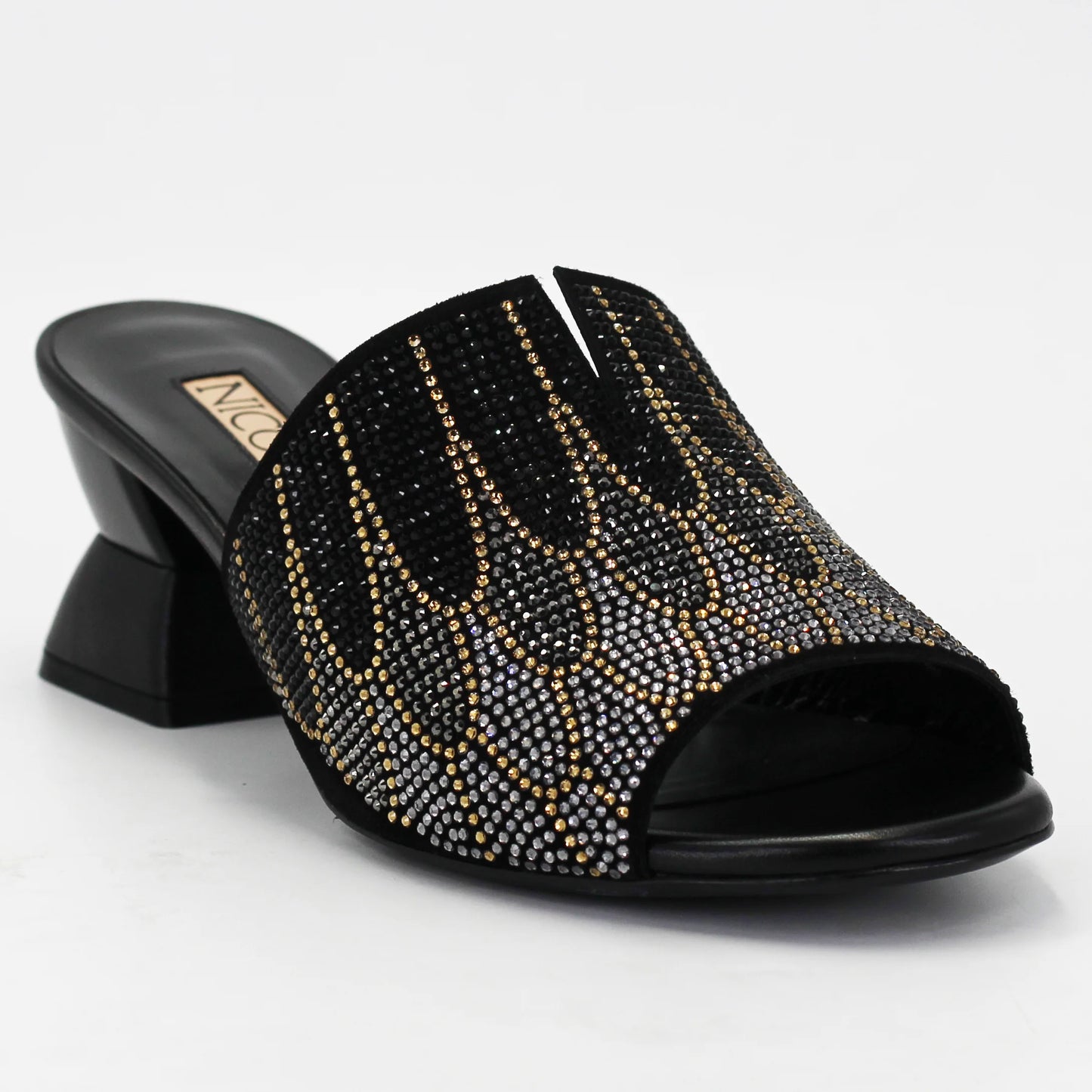  Shop Handmade Italian Leather Women's bedazzled block heel in calf leather nero (ELVALERY) or browse our range of hand-made Italian shoes in leather or suede in-store at Aliverti Cape Town, or shop online. We deliver in South Africa & offer multiple payment plans as well as accept multiple safe & secure payment methods.