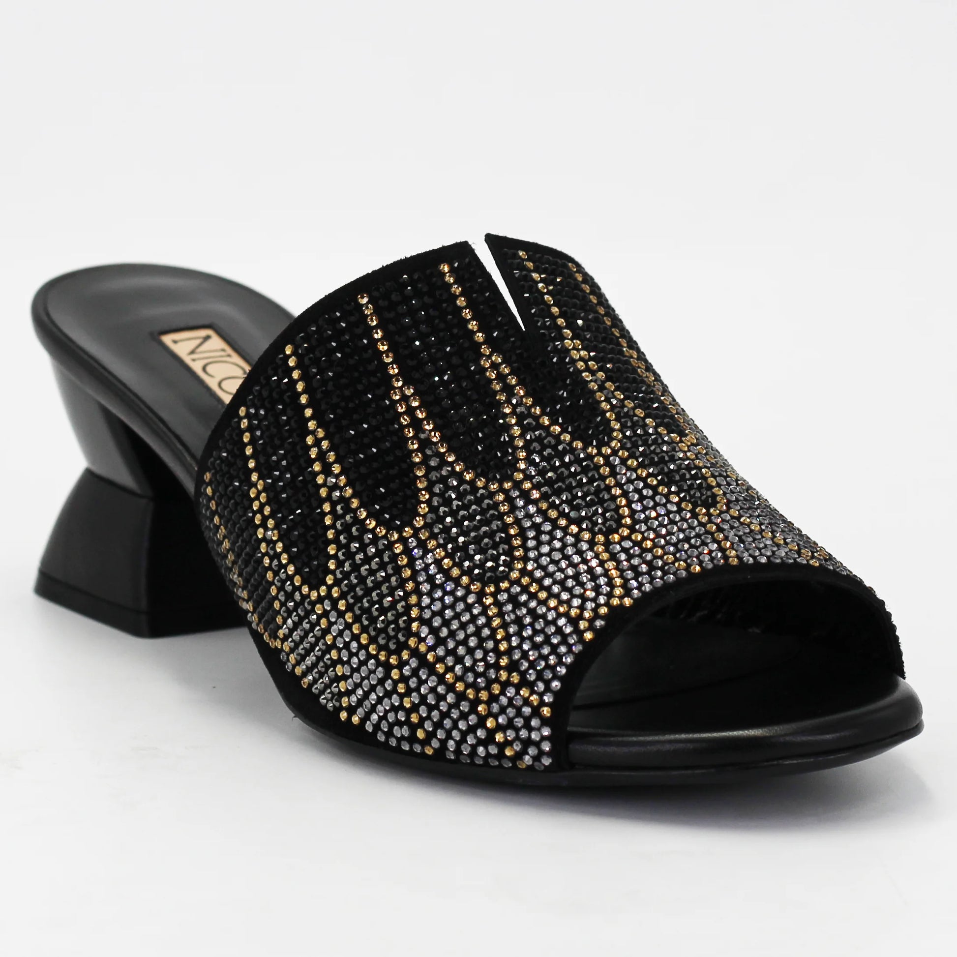  Shop Handmade Italian Leather Women's bedazzled block heel in calf leather nero (ELVALERY) or browse our range of hand-made Italian shoes in leather or suede in-store at Aliverti Cape Town, or shop online. We deliver in South Africa & offer multiple payment plans as well as accept multiple safe & secure payment methods.