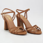 Shop Handmade Italian Leather Women's block heel stiletto in calf leather cuoio (ALETOILE) or browse our range of hand-made Italian shoes in leather or suede in-store at Aliverti Cape Town, or shop online. We deliver in South Africa & offer multiple payment plans as well as accept multiple safe & secure payment methods.
