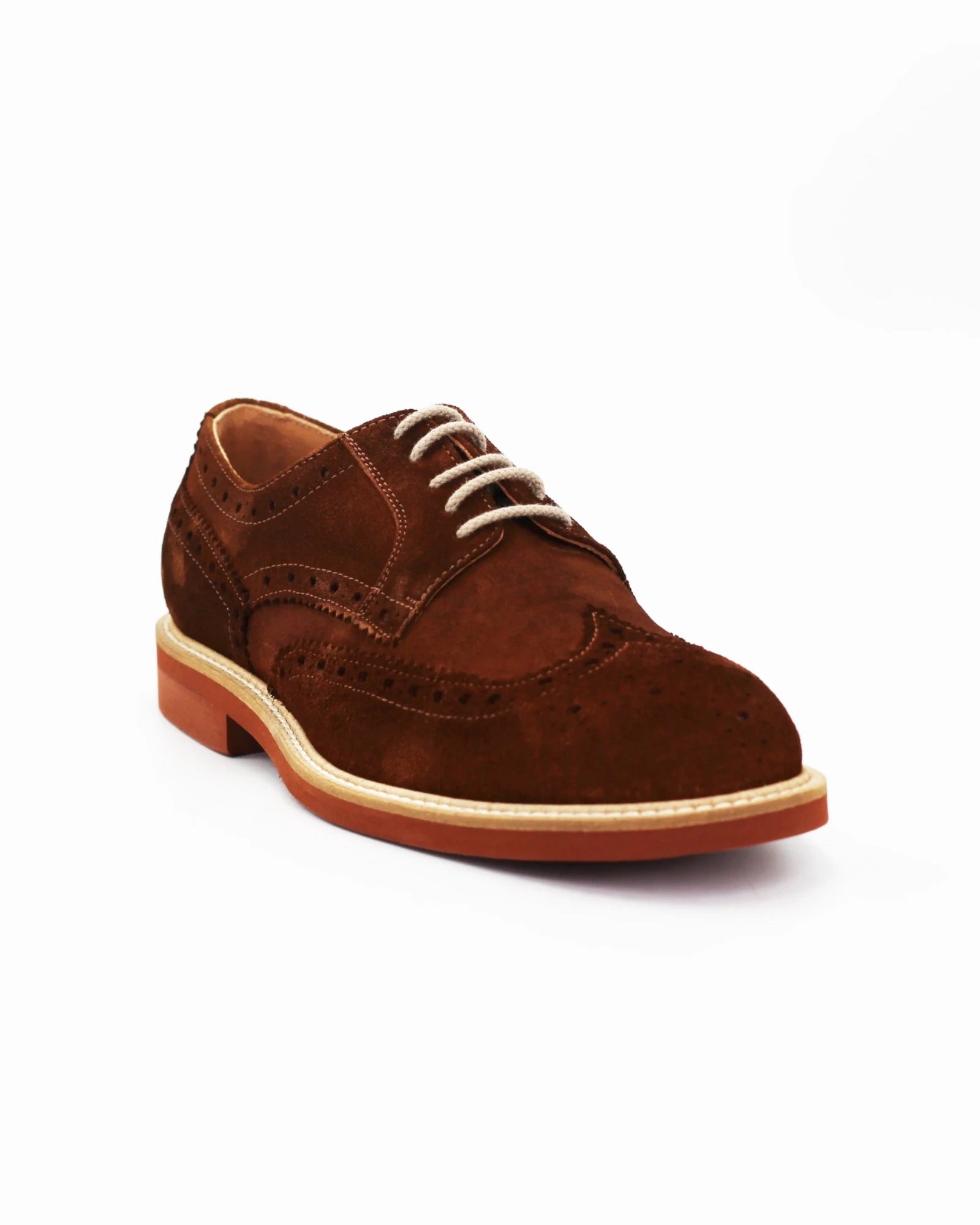Shop Handmade Italian Leather Men's derby brogue in calf leather suede Cammello brown (GRU1007) or browse our range of hand-made Italian shoes in leather or suede in-store at Aliverti Cape Town, or shop online. We deliver in South Africa & offer multiple payment plans as well as accept multiple safe & secure payment methods.