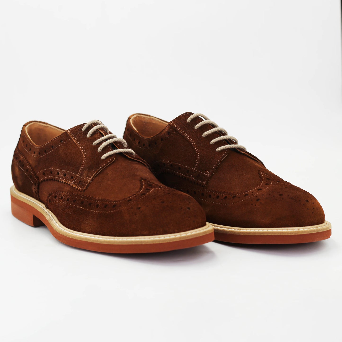Shop Handmade Italian Leather Men's derby brogue in calf leather suede Cammello brown (GRU1007) or browse our range of hand-made Italian shoes in leather or suede in-store at Aliverti Cape Town, or shop online. We deliver in South Africa & offer multiple payment plans as well as accept multiple safe & secure payment methods.